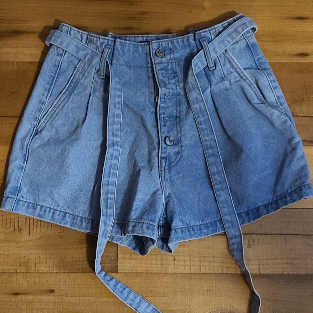 Denim shorts
